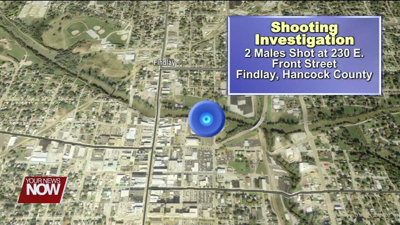 Findlay Police Department searching for suspect in the non-lethal shooting of two men